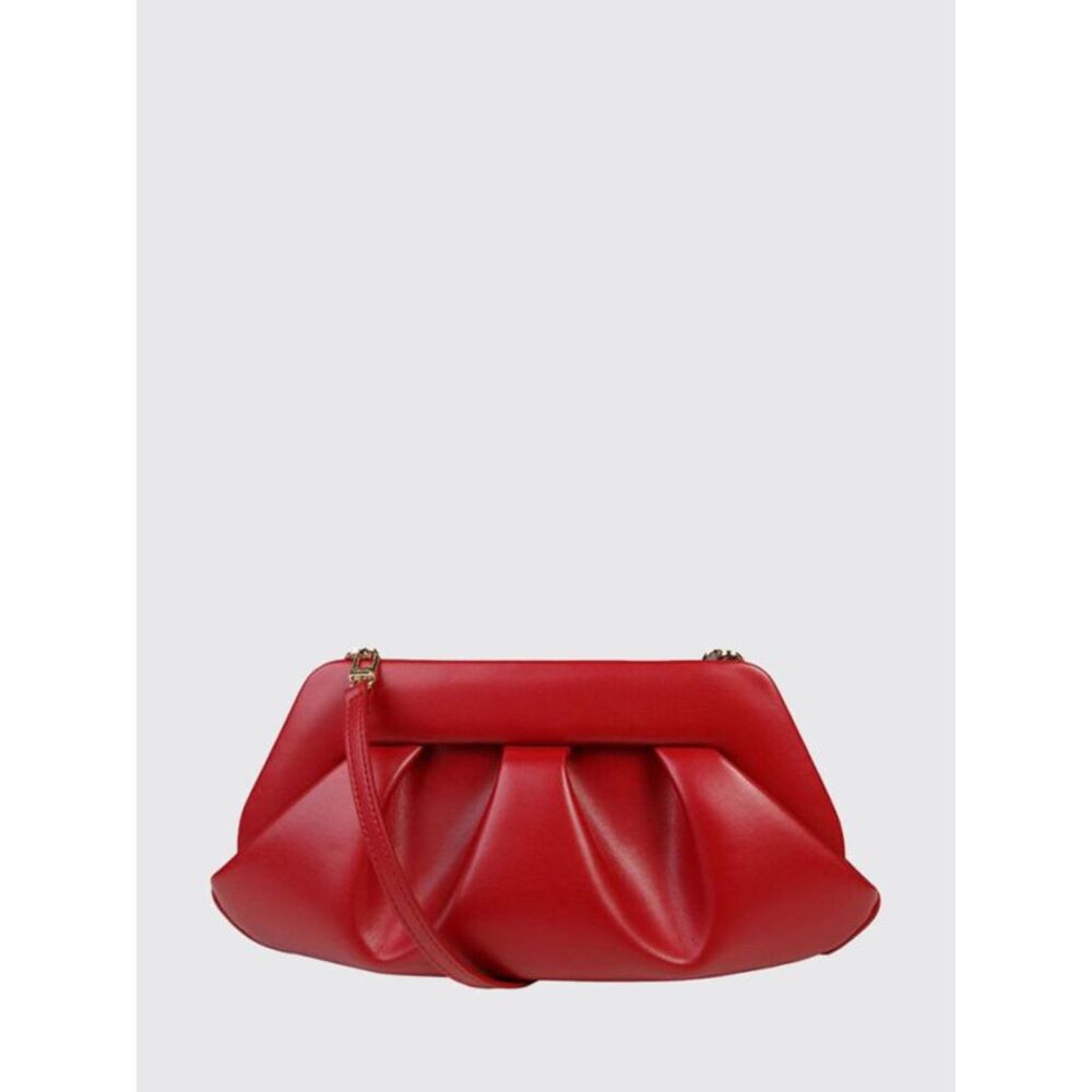 Themoire Clutch Woman Red